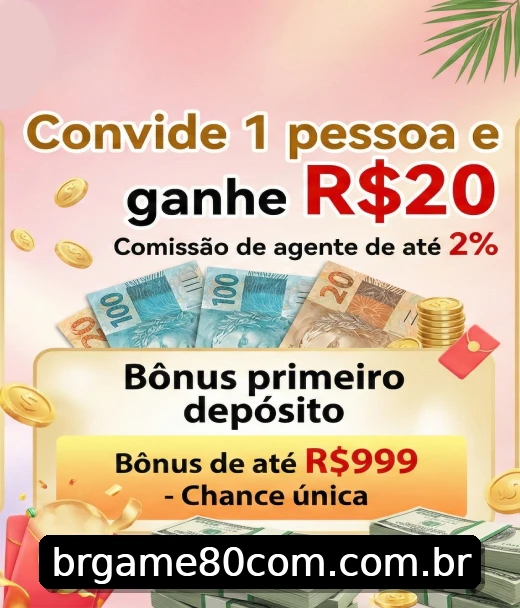 Bônus ao se registrar no brgame80